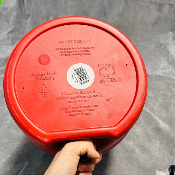 Bubba Red and Silver 384oz, 3gallon, 14L jug Insulated keg cooler - Picture 5 of 5